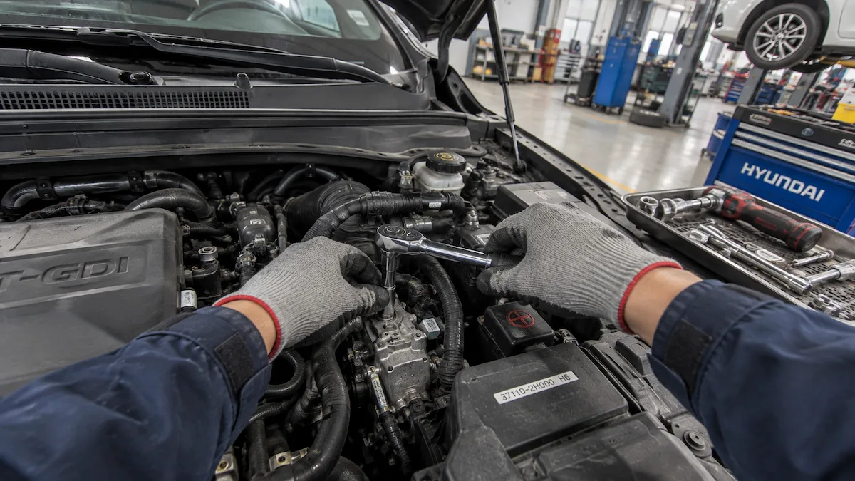Egocentric automotive maintenance and mechanic tool-use data for Physical AI and robotics