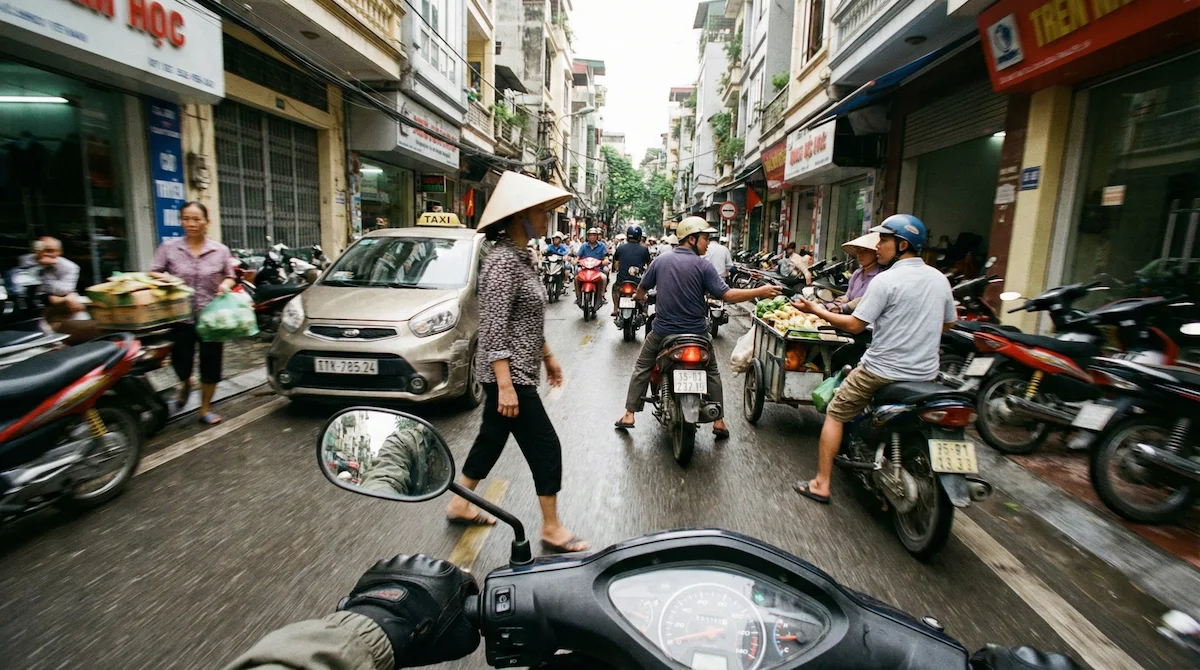 First-person urban POV traffic footage for real-world driving datasets