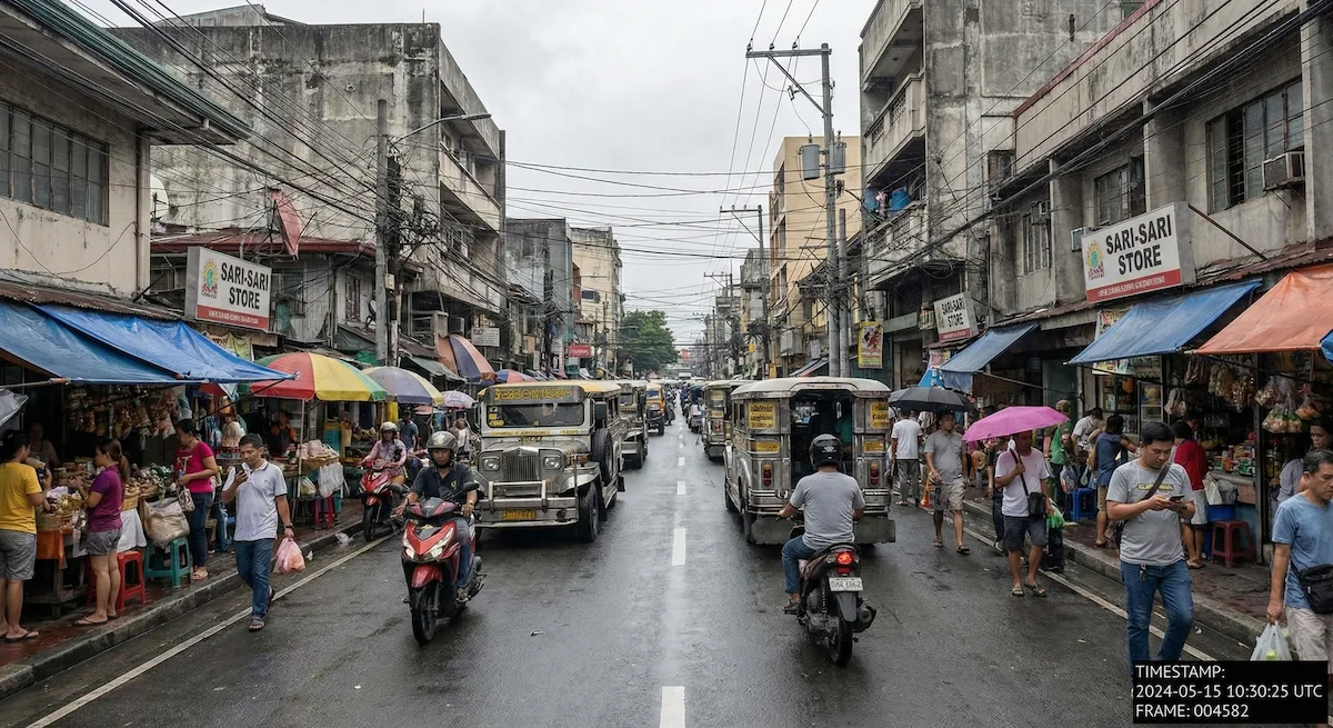 Continuous real-world urban scene for long-horizon temporal context modeling